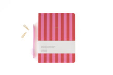 Fabrique Notebook – Stripes Red Pink