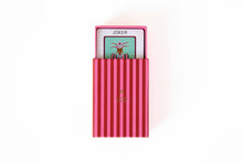 Playing Cards - Stripes Red Pink