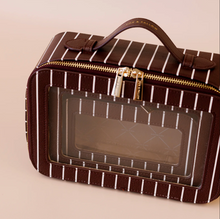 Merlot Pinstripe Cosmetic Trio