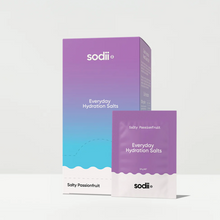 Sodii Passionfruit Flavoured Everyday Hydration Salts - 30 Sachets