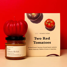 Two Red Tomatoes - Relish and Candle Set Petite